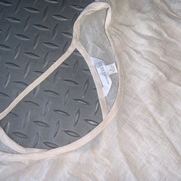 Charming Charlie top boho fringe long sleeve blouse L holiday fall winter casual - Picture 3 of 3